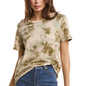 Free People Riptide Linen Blend T-Shirt